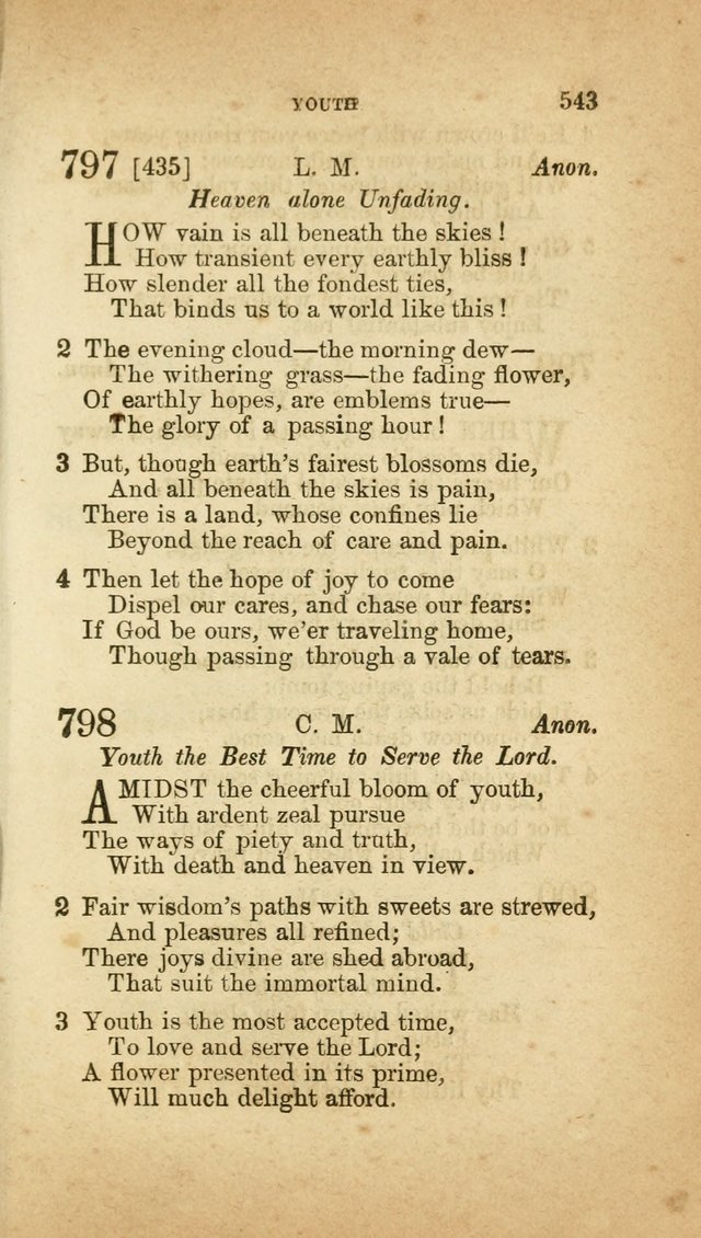 A Collection of Hymns, for the use of the United Brethren in Christ: taken from the most approved authors, and adapted to public and private worship page 547