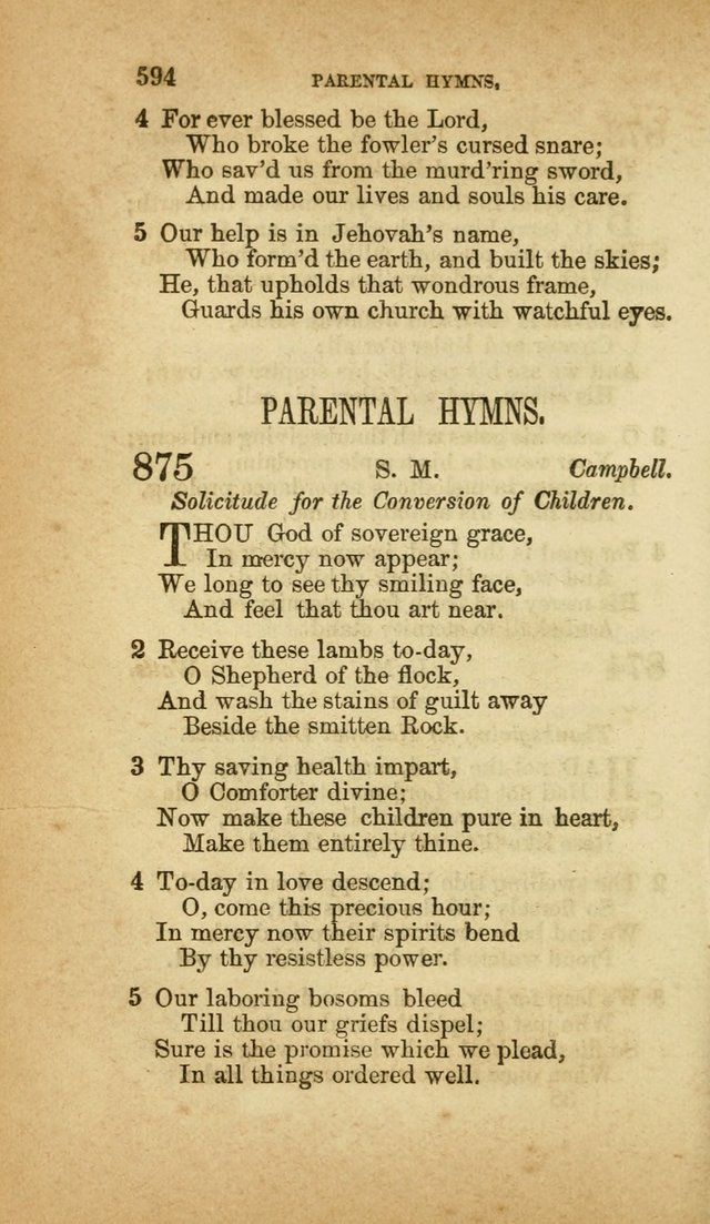 A Collection of Hymns, for the use of the United Brethren in Christ: taken from the most approved authors, and adapted to public and private worship page 598