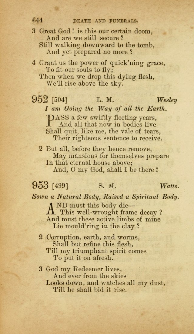 A Collection of Hymns, for the use of the United Brethren in Christ: taken from the most approved authors, and adapted to public and private worship page 648