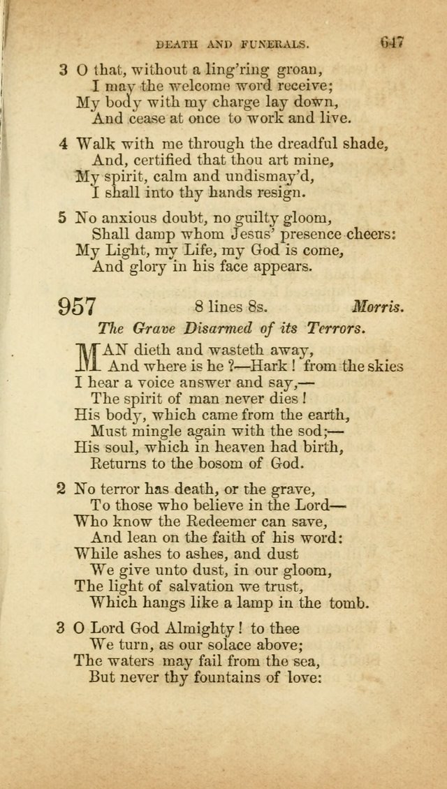 A Collection of Hymns, for the use of the United Brethren in Christ: taken from the most approved authors, and adapted to public and private worship page 651