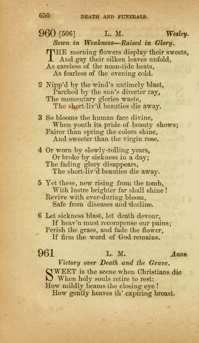 A Collection of Hymns, for the use of the United Brethren in Christ: taken from the most approved authors, and adapted to public and private worship page 654