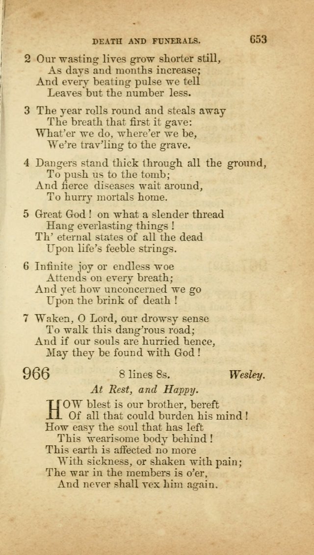 A Collection of Hymns, for the use of the United Brethren in Christ: taken from the most approved authors, and adapted to public and private worship page 657