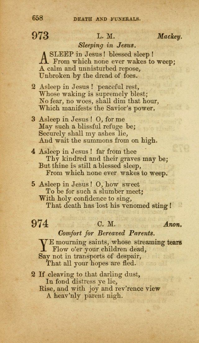 A Collection of Hymns, for the use of the United Brethren in Christ: taken from the most approved authors, and adapted to public and private worship page 662