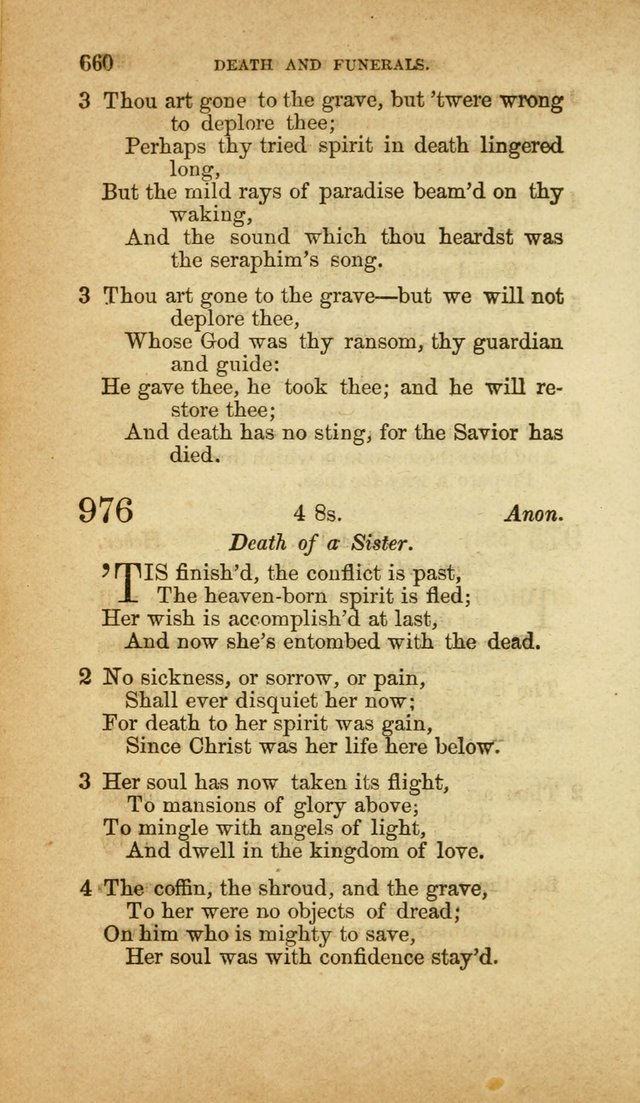 A Collection of Hymns, for the use of the United Brethren in Christ: taken from the most approved authors, and adapted to public and private worship page 664