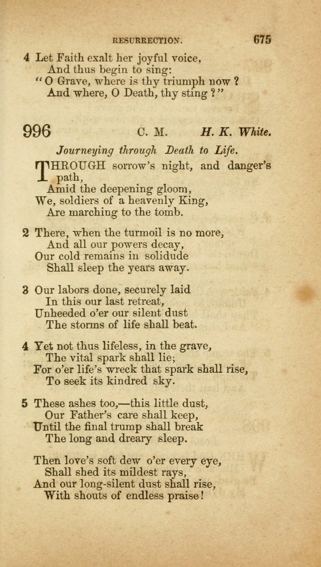 A Collection of Hymns, for the use of the United Brethren in Christ: taken from the most approved authors, and adapted to public and private worship page 679