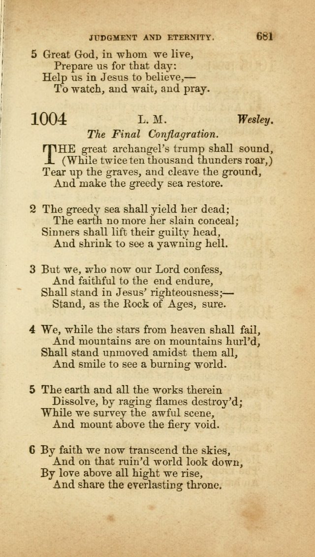 A Collection of Hymns, for the use of the United Brethren in Christ: taken from the most approved authors, and adapted to public and private worship page 685