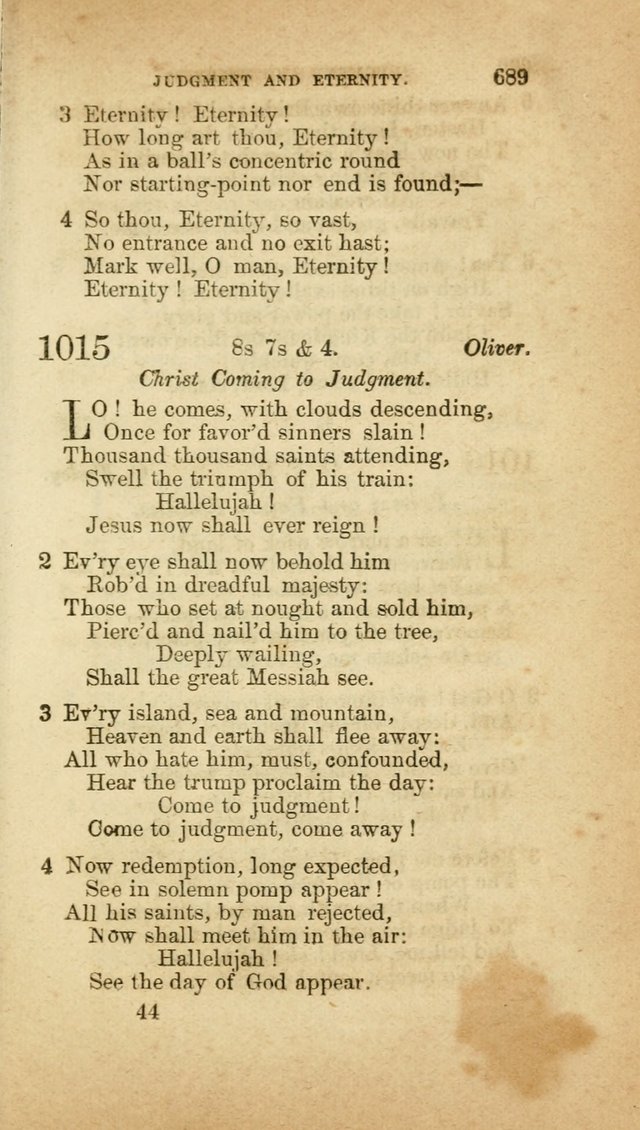 A Collection of Hymns, for the use of the United Brethren in Christ: taken from the most approved authors, and adapted to public and private worship page 693