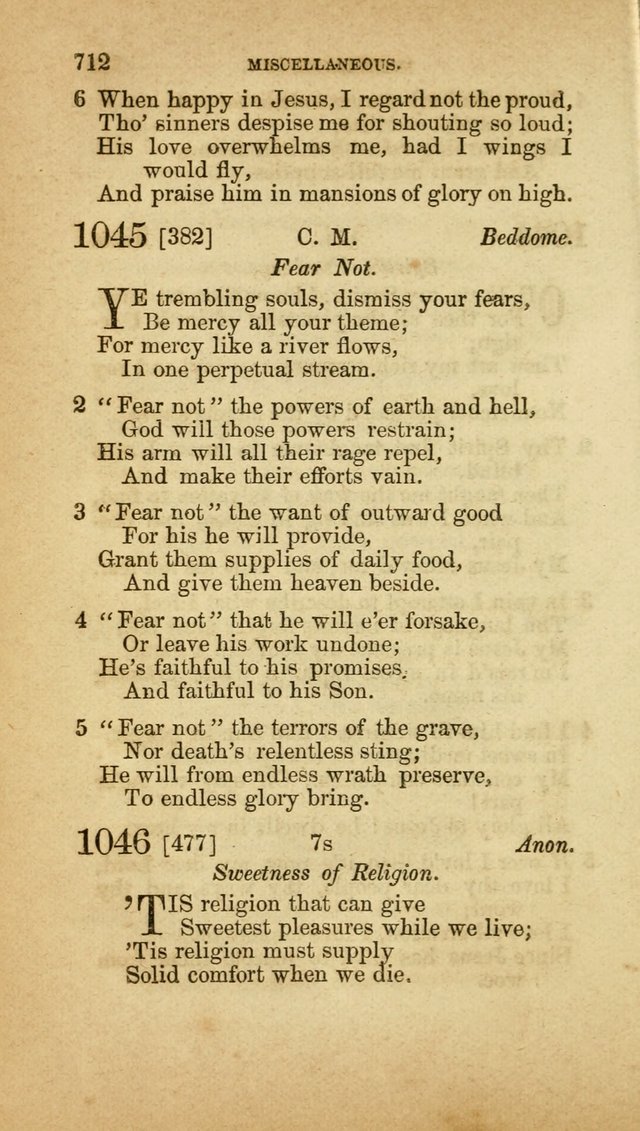 A Collection of Hymns, for the use of the United Brethren in Christ: taken from the most approved authors, and adapted to public and private worship page 716