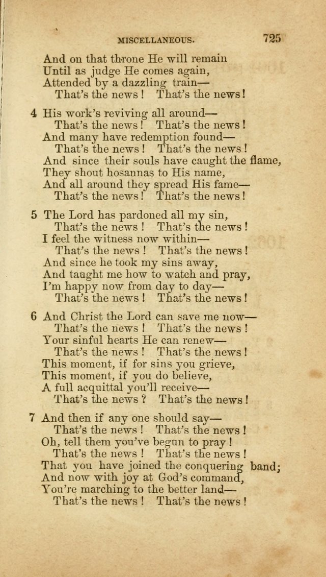 A Collection of Hymns, for the use of the United Brethren in Christ: taken from the most approved authors, and adapted to public and private worship page 729