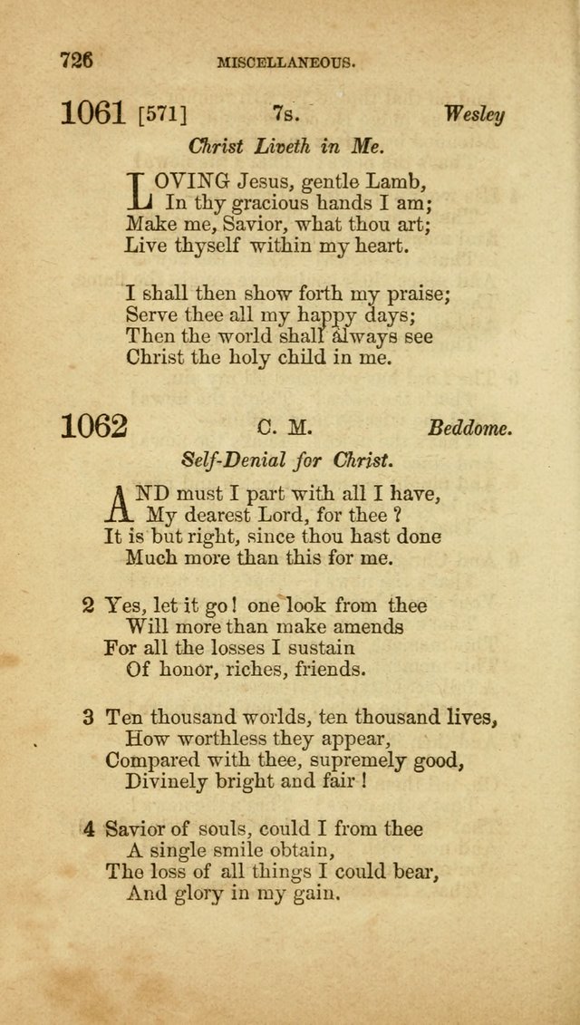 A Collection of Hymns, for the use of the United Brethren in Christ: taken from the most approved authors, and adapted to public and private worship page 730