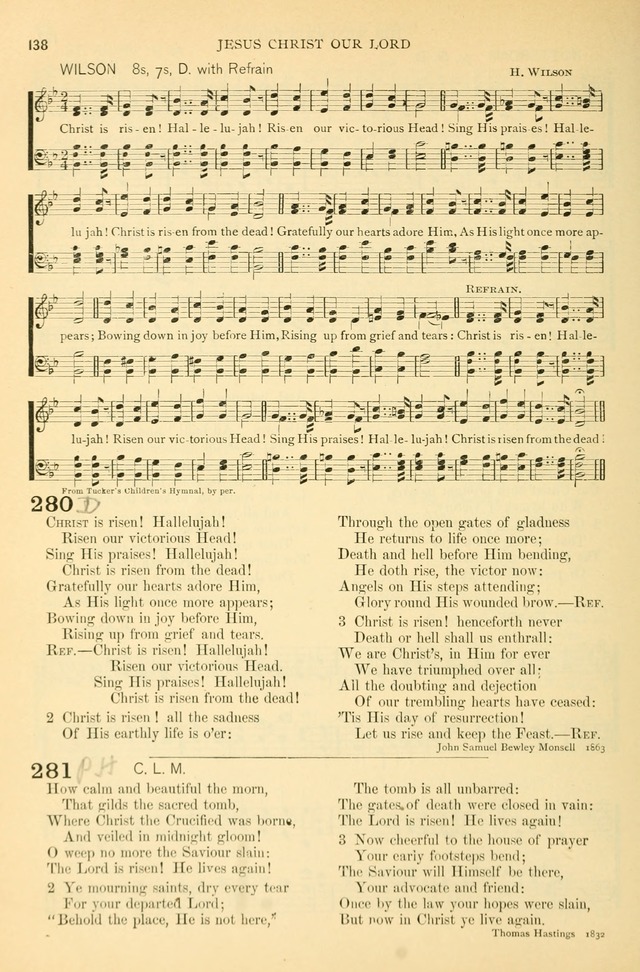 The Church Hymnary: a collection of hymns and tunes for public worship page 138