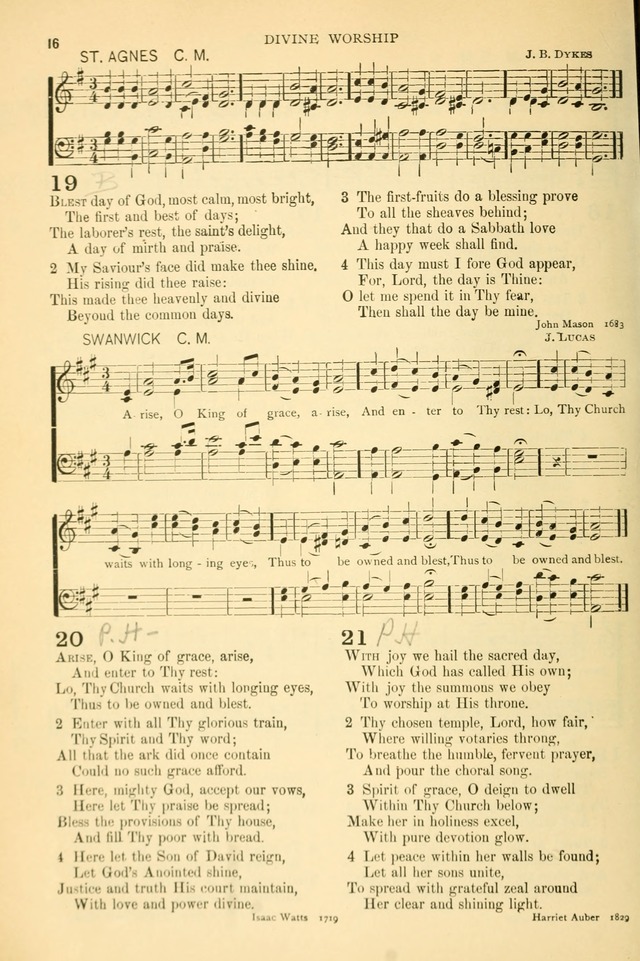 The Church Hymnary: a collection of hymns and tunes for public worship page 16