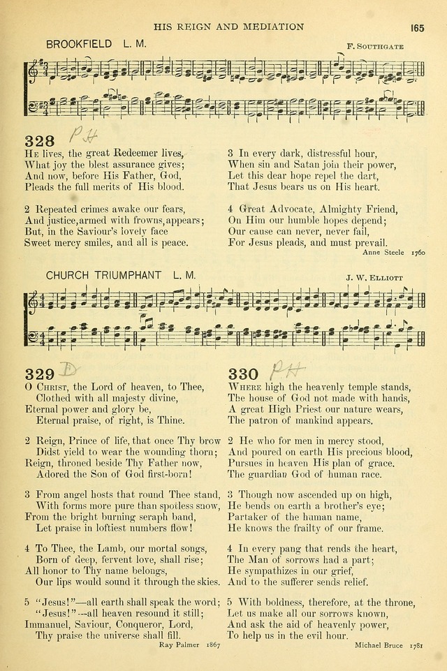 The Church Hymnary: a collection of hymns and tunes for public worship page 165