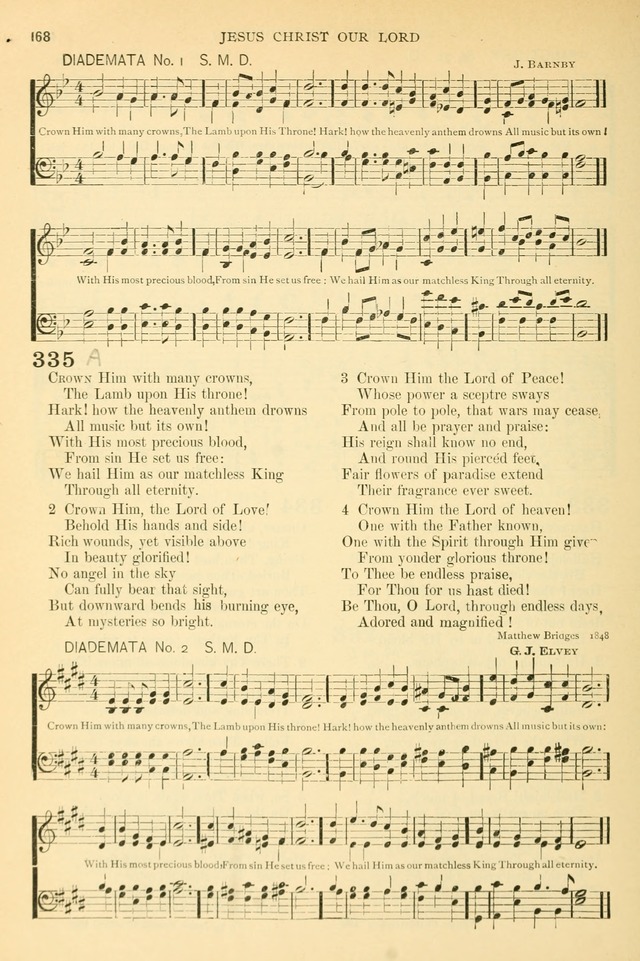 The Church Hymnary: a collection of hymns and tunes for public worship page 168