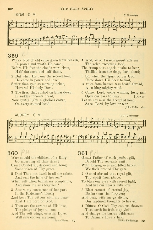 The Church Hymnary: a collection of hymns and tunes for public worship page 182