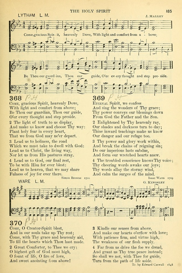 The Church Hymnary: a collection of hymns and tunes for public worship page 185