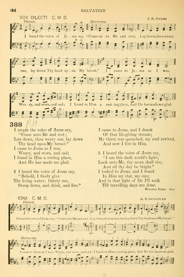 The Church Hymnary: a collection of hymns and tunes for public worship page 194