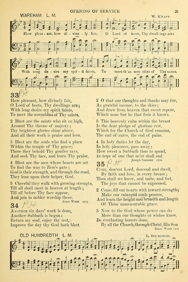 The Church Hymnary: a collection of hymns and tunes for public worship page 21