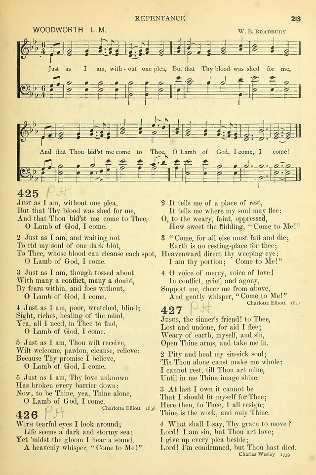 The Church Hymnary: a collection of hymns and tunes for public worship page 213