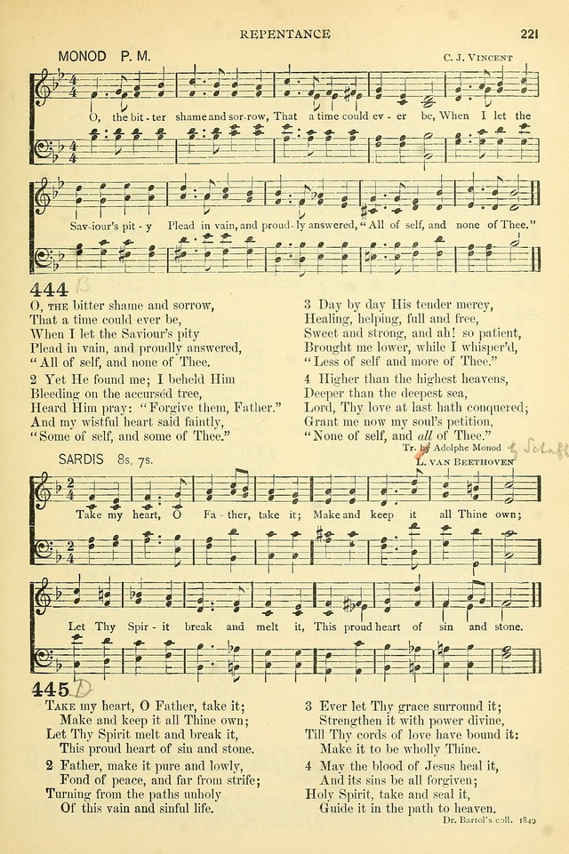 The Church Hymnary: a collection of hymns and tunes for public worship page 221