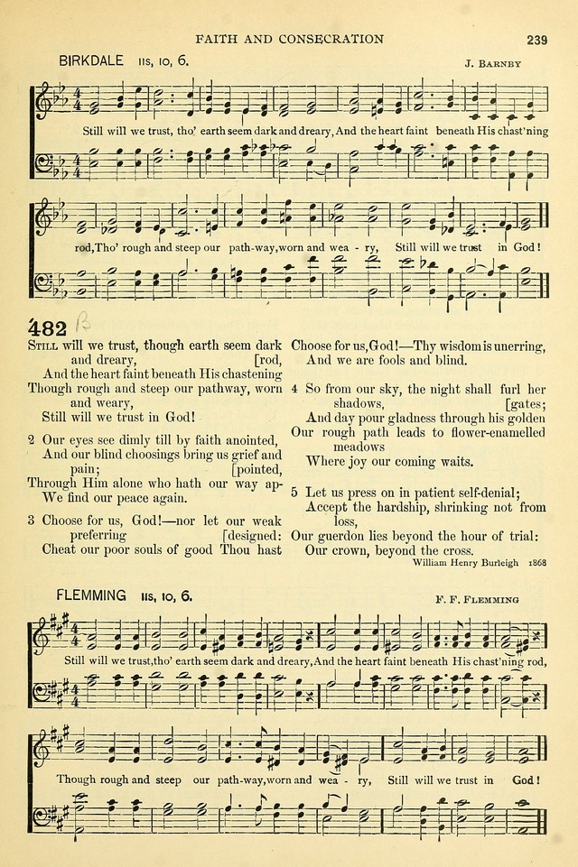 The Church Hymnary: a collection of hymns and tunes for public worship page 239