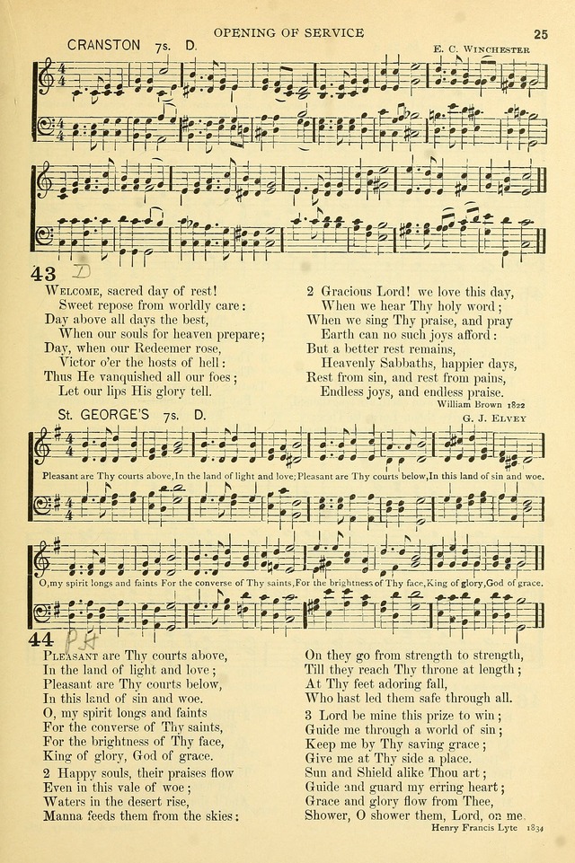 The Church Hymnary: a collection of hymns and tunes for public worship page 25