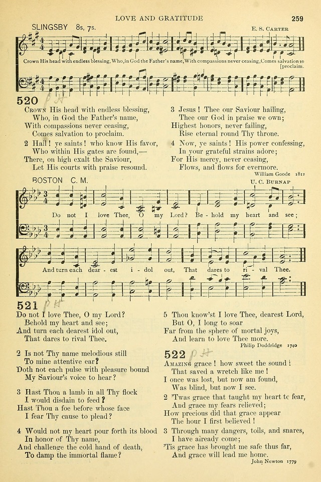 The Church Hymnary: a collection of hymns and tunes for public worship page 259