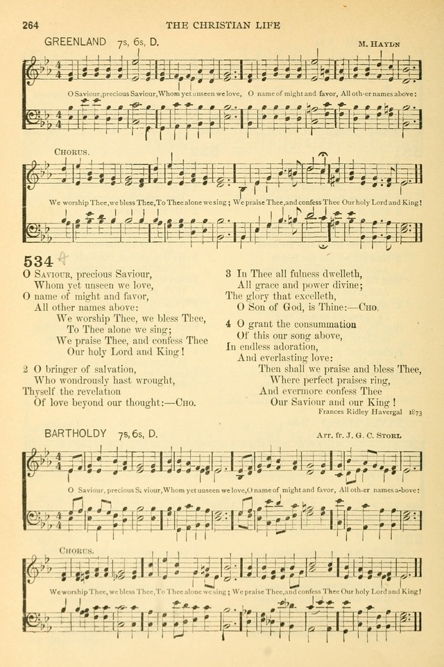 The Church Hymnary: a collection of hymns and tunes for public worship page 264