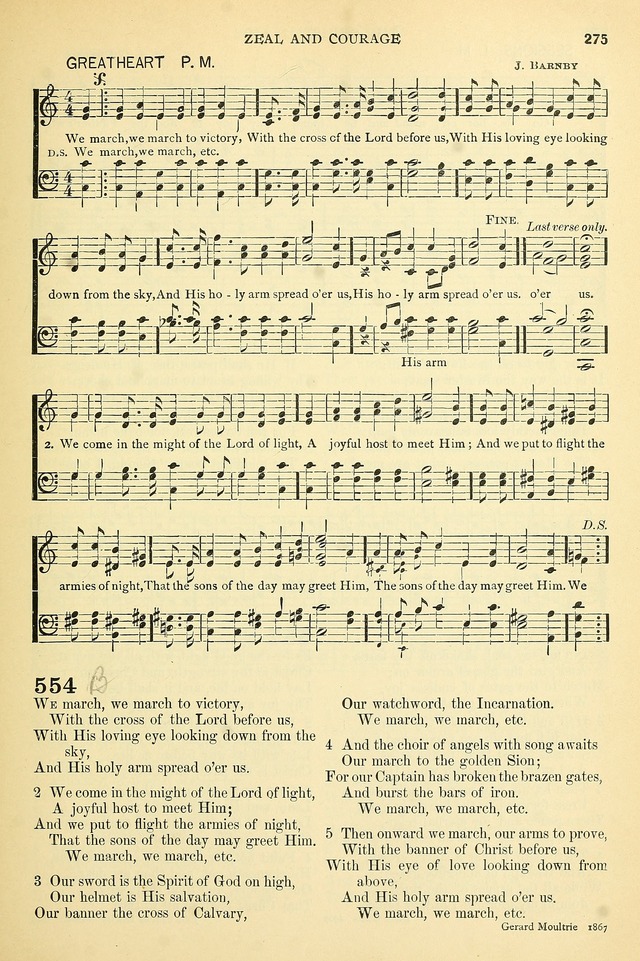 The Church Hymnary: a collection of hymns and tunes for public worship page 275