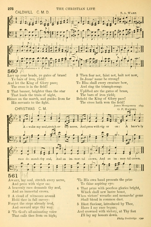 The Church Hymnary: a collection of hymns and tunes for public worship page 278