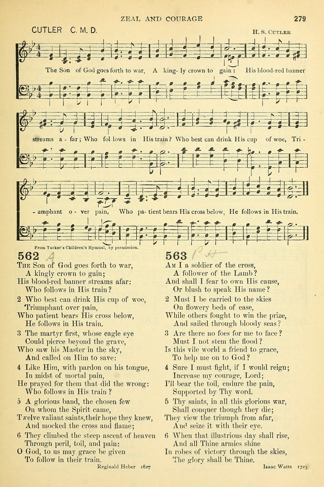 The Church Hymnary: a collection of hymns and tunes for public worship page 279