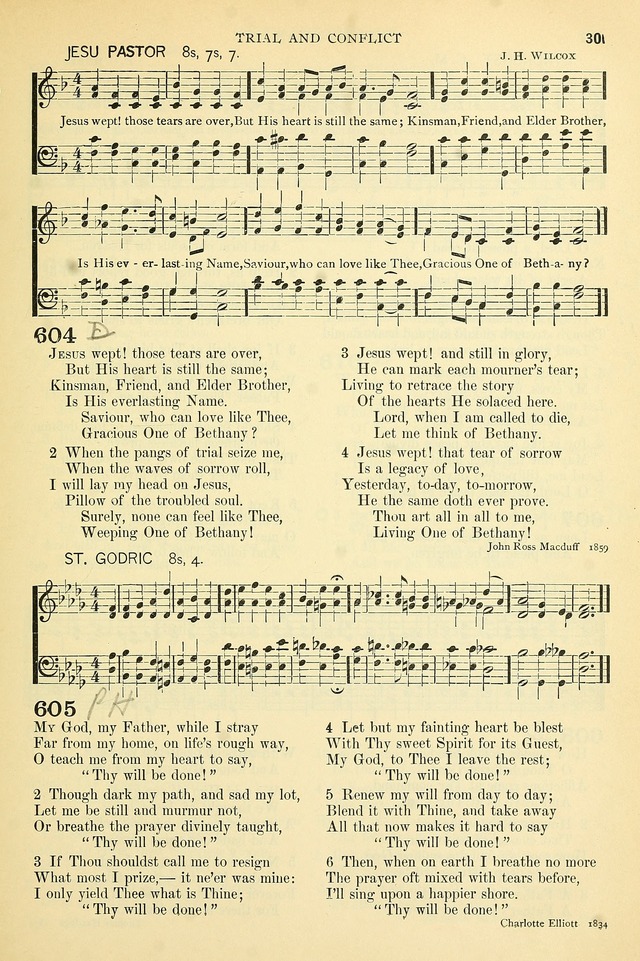 The Church Hymnary: a collection of hymns and tunes for public worship page 301