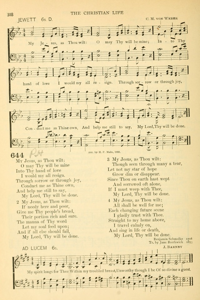 The Church Hymnary: a collection of hymns and tunes for public worship page 318