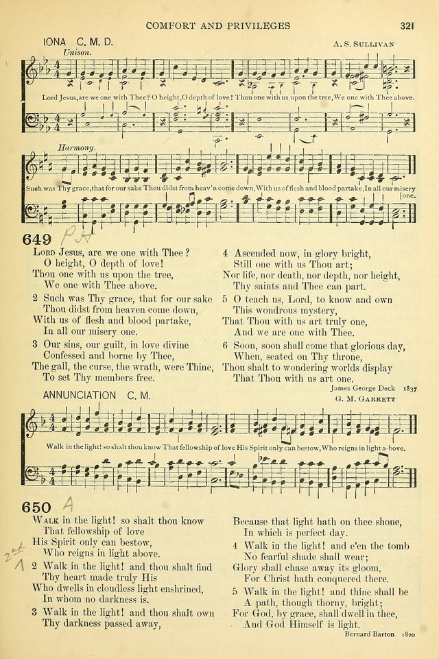 The Church Hymnary: a collection of hymns and tunes for public worship page 321