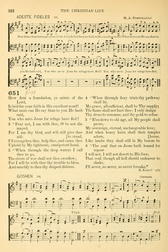 The Church Hymnary: a collection of hymns and tunes for public worship page 322