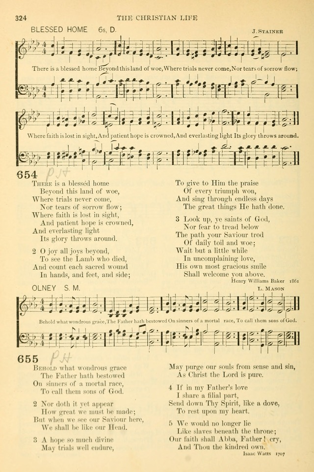 The Church Hymnary: a collection of hymns and tunes for public worship page 324