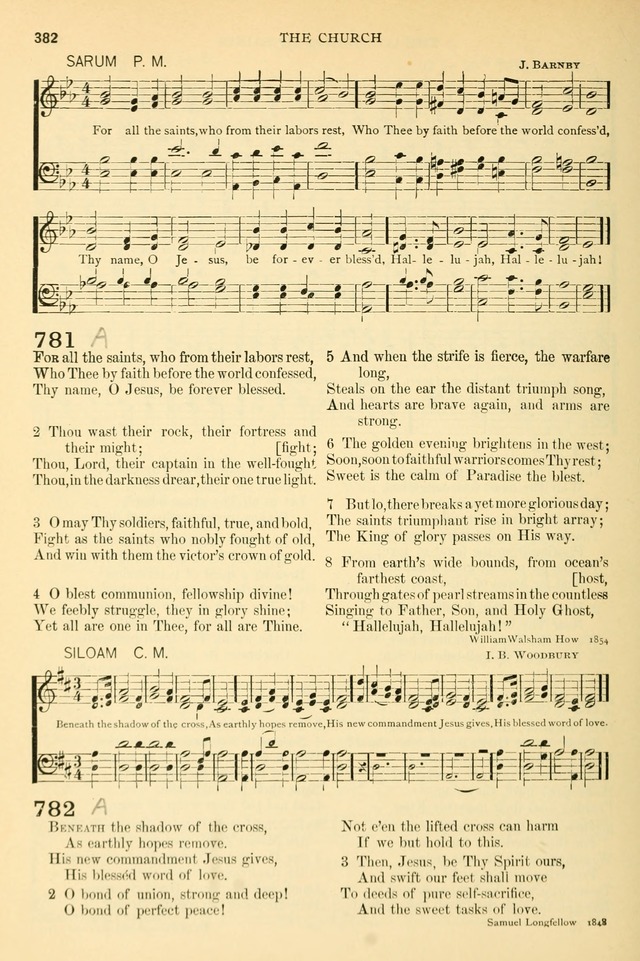 The Church Hymnary: a collection of hymns and tunes for public worship page 382