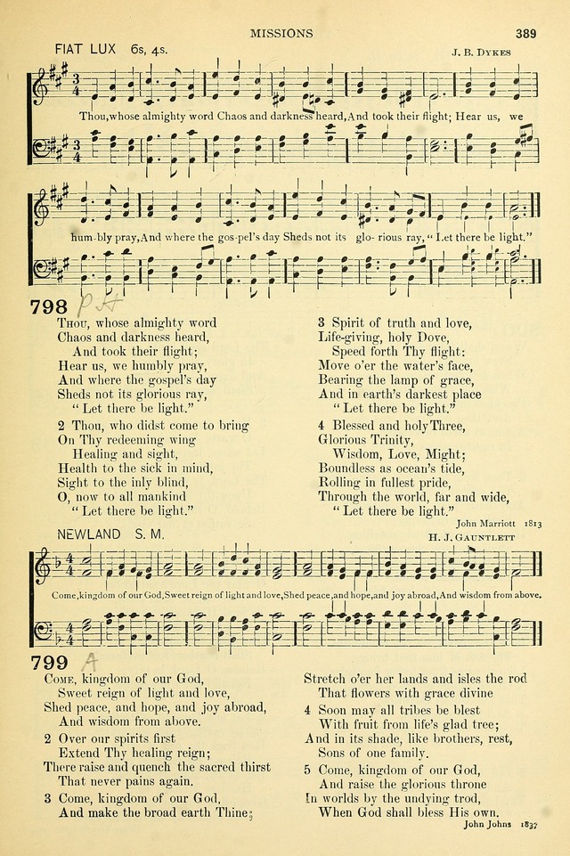 The Church Hymnary: a collection of hymns and tunes for public worship page 389