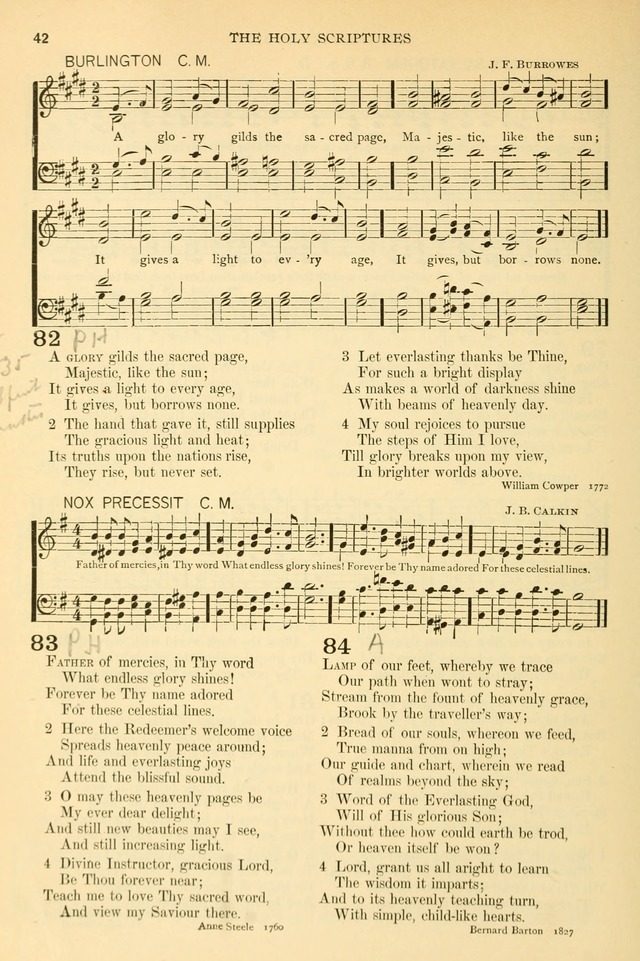 The Church Hymnary: a collection of hymns and tunes for public worship page 42