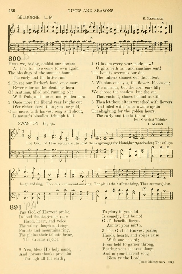 The Church Hymnary: a collection of hymns and tunes for public worship page 436