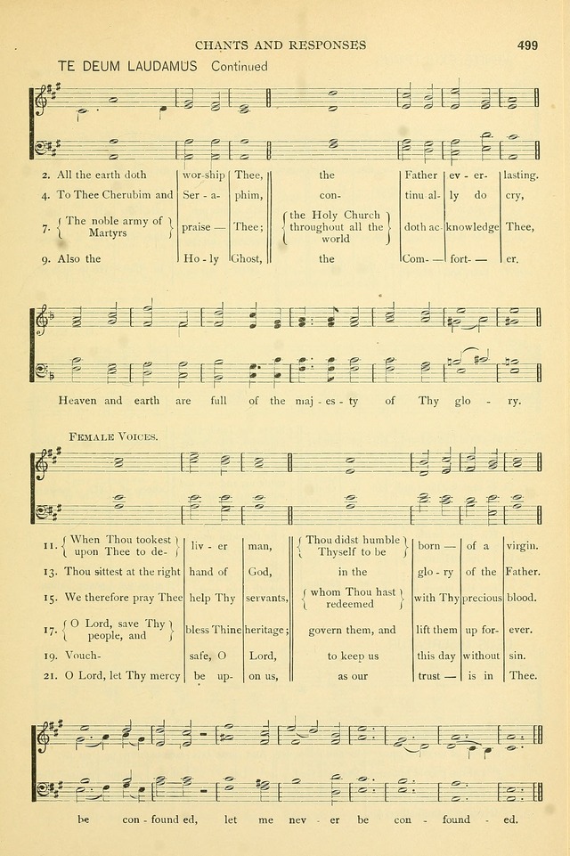 The Church Hymnary: a collection of hymns and tunes for public worship page 499