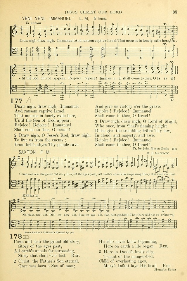 The Church Hymnary: a collection of hymns and tunes for public worship page 85