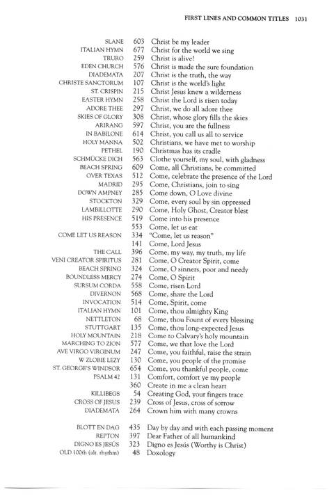 The Covenant Hymnal: a worshipbook page 1040