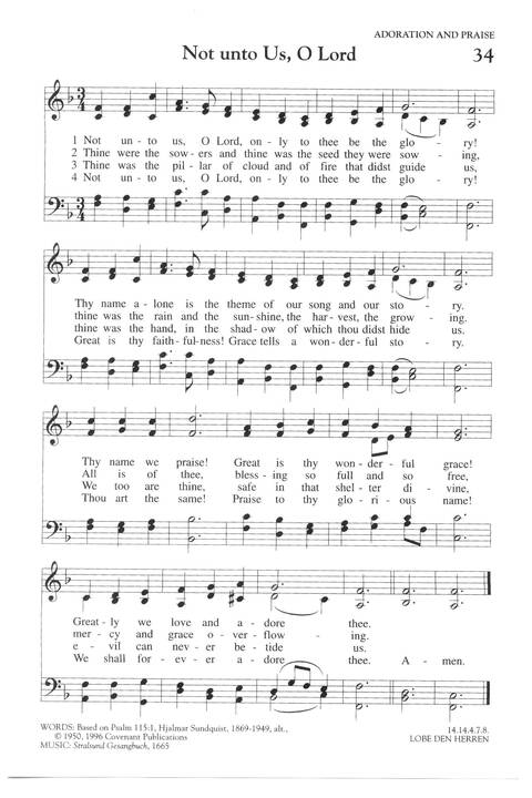 The Covenant Hymnal: a worshipbook page 40