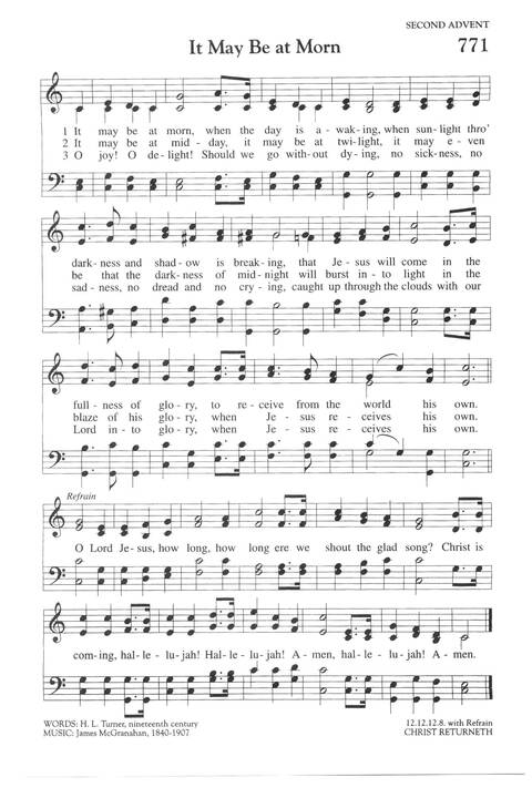 The Covenant Hymnal: a worshipbook page 820