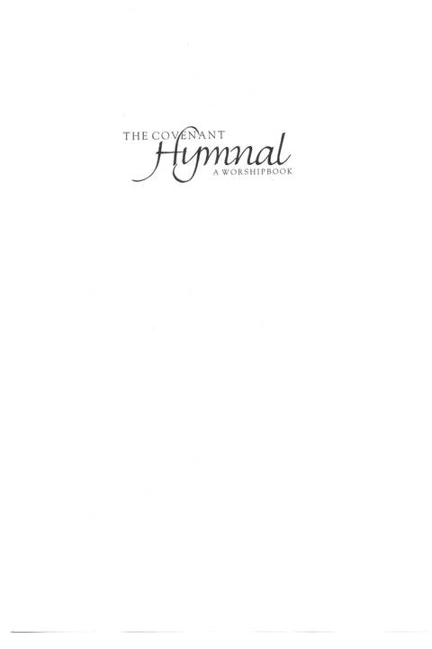 The Covenant Hymnal: a worshipbook page i