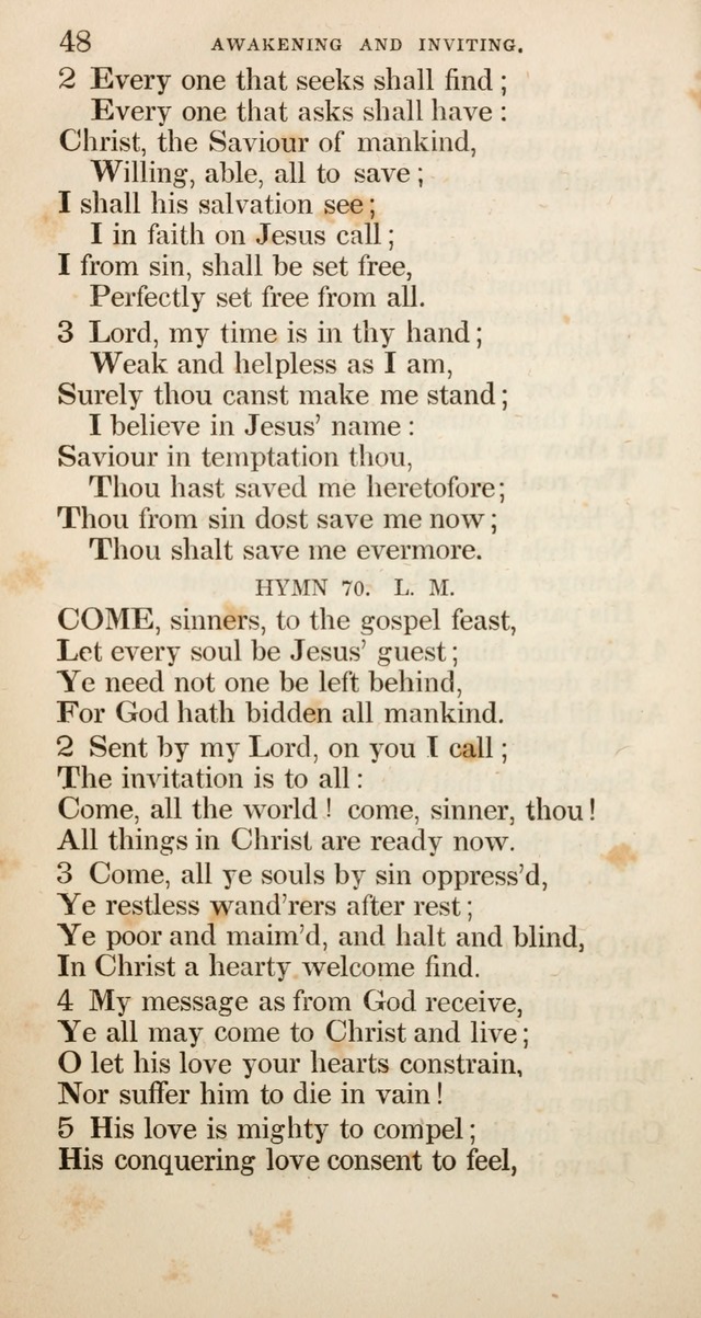 A Collection of Hymns, for the use of the Wesleyan Methodist Connection of America. page 51