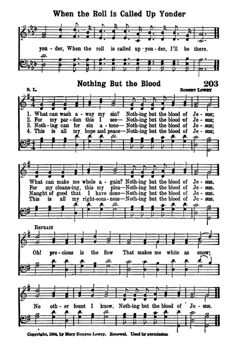 Choice Hymns of the Faith page 189