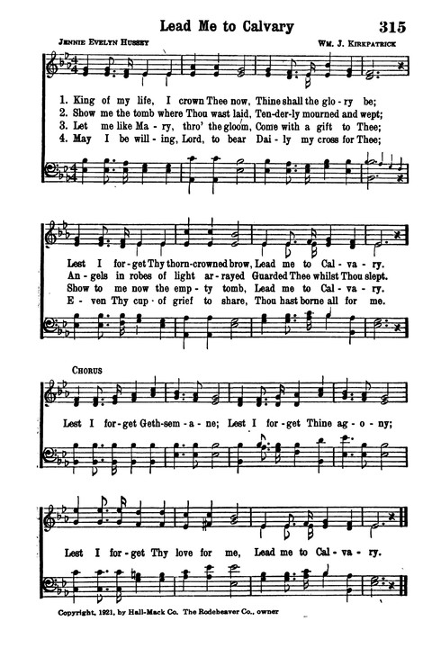 Choice Hymns of the Faith page 283