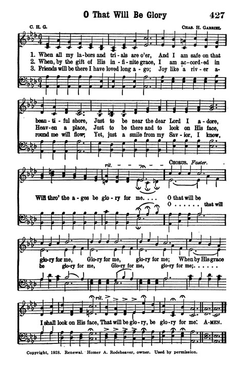 Choice Hymns of the Faith page 371